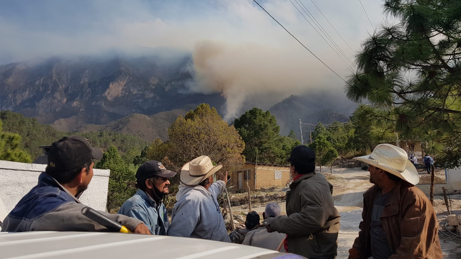 Combate a incendio forestal